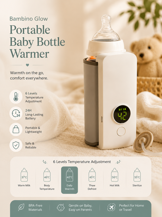 Bambino Glow Portable Baby Bottle Warmer